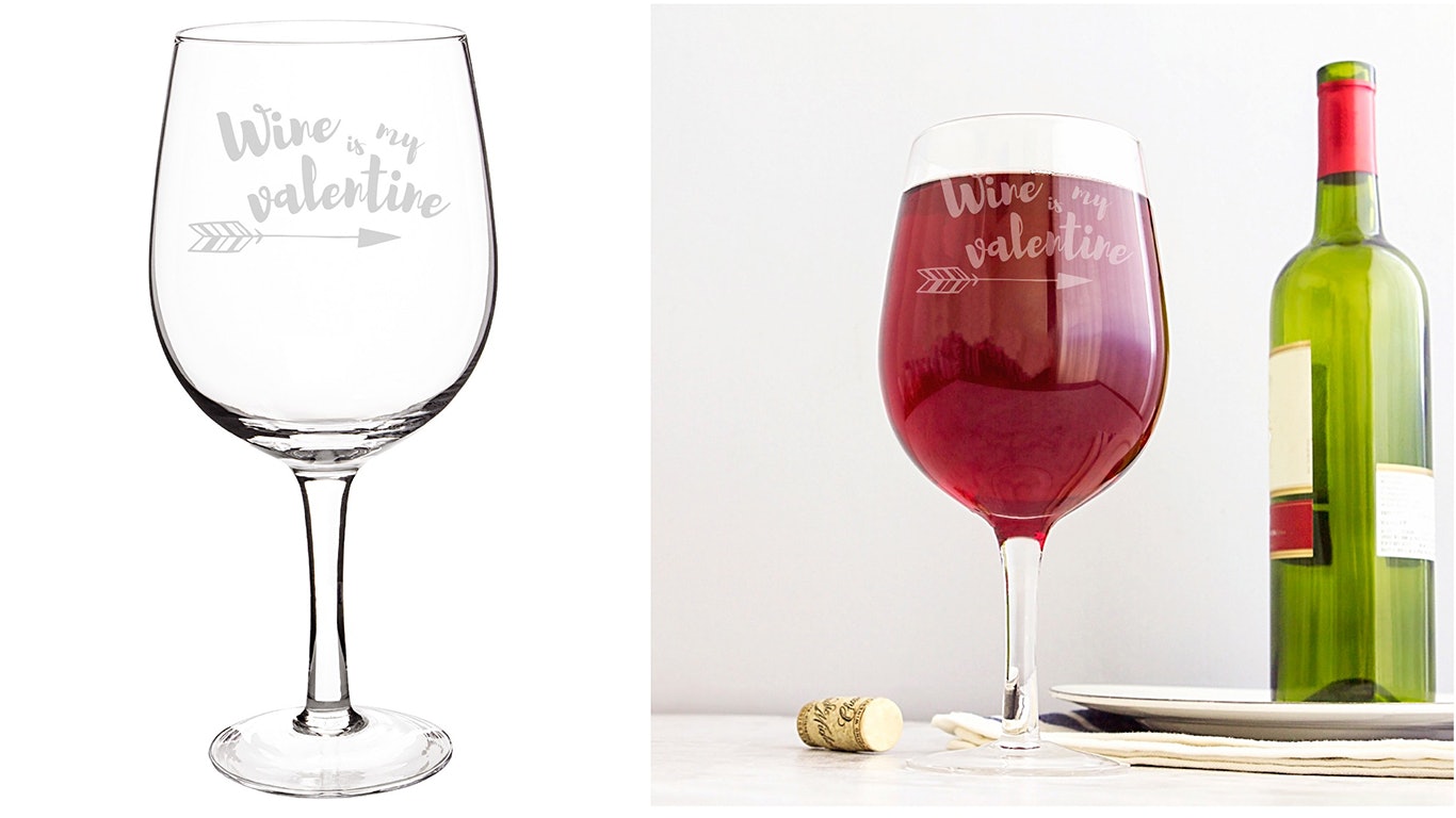 Details about   40XL Wine Glass Extra Large Glass Holds Full Bottle Glassware Valentines Gift 