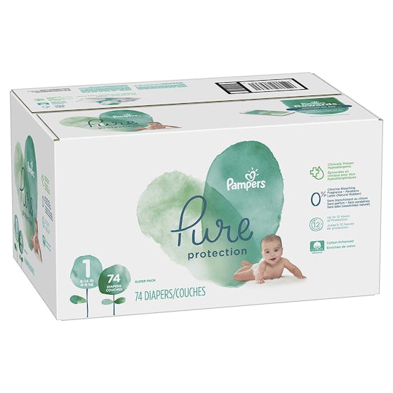Pampers Pure Fragrance-Free Diapers (68 Count)
