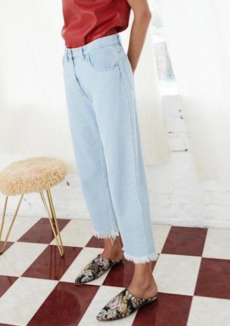 Rupa Cropped Jeans In Light Blue