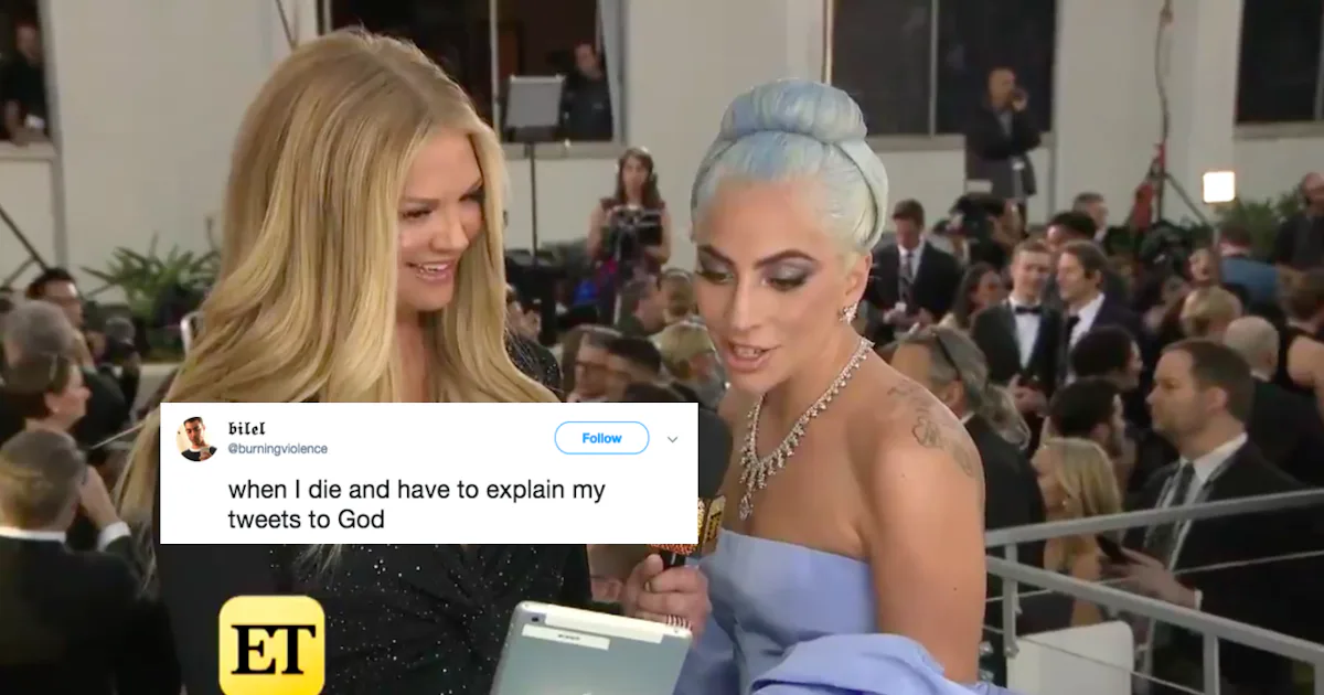 The Video Of Lady Gaga Saying Her Golden Globes Dress Wasn't Inspired By Judy Garland Is Now A Meme The Video Of Lady Gaga Saying Her Golden Globes Dress Wasn't Inspired By Judy Garland Is Now A Meme