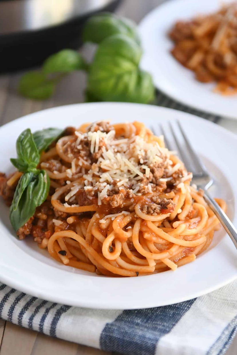 Instant Pot Recipes For Valentine's Day, instant pot spaghetti