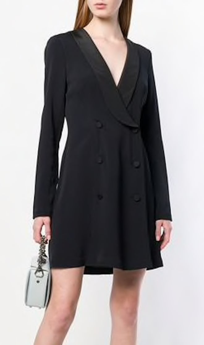 Double Breasted Blazer Style Dress