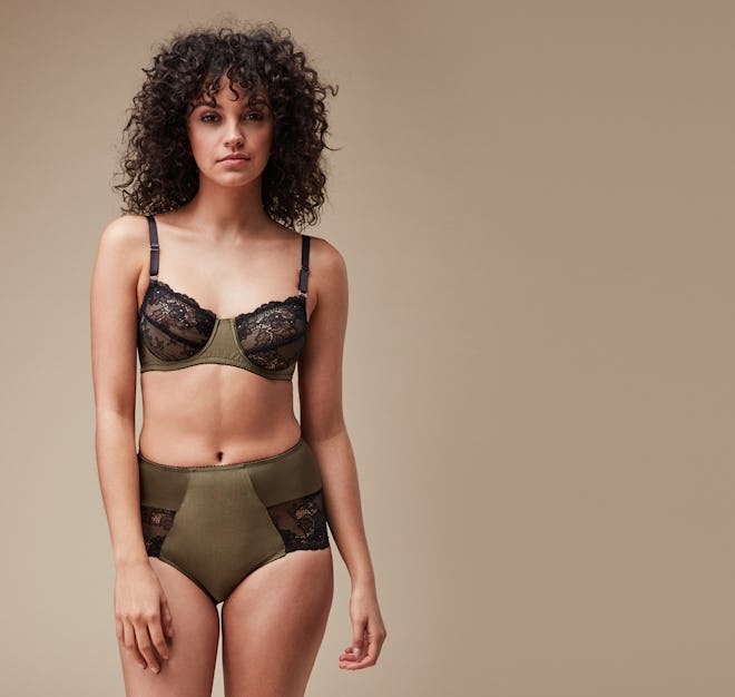 Ivy Signature Classic Bra - Olive/Black