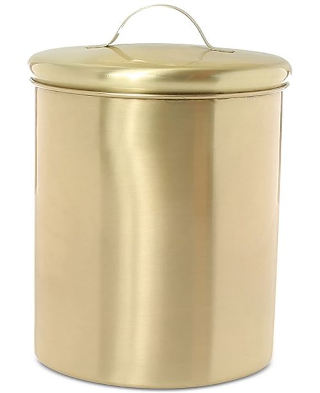 Medium Brushed Gold Canister