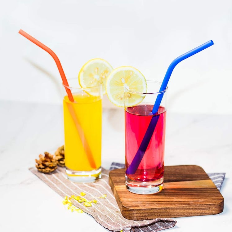 LIFNY Silicone Straws (12 Pack)