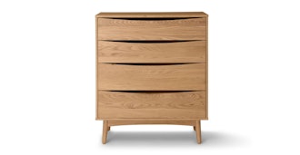 Culla Oak 4 Drawer Dresser
