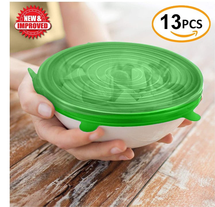 FabQuality Silicone Stretch Lids (15 Pieces)