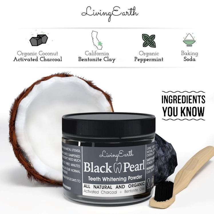 Black Pearl Activated Charcoal Teeth Whitening Powder
