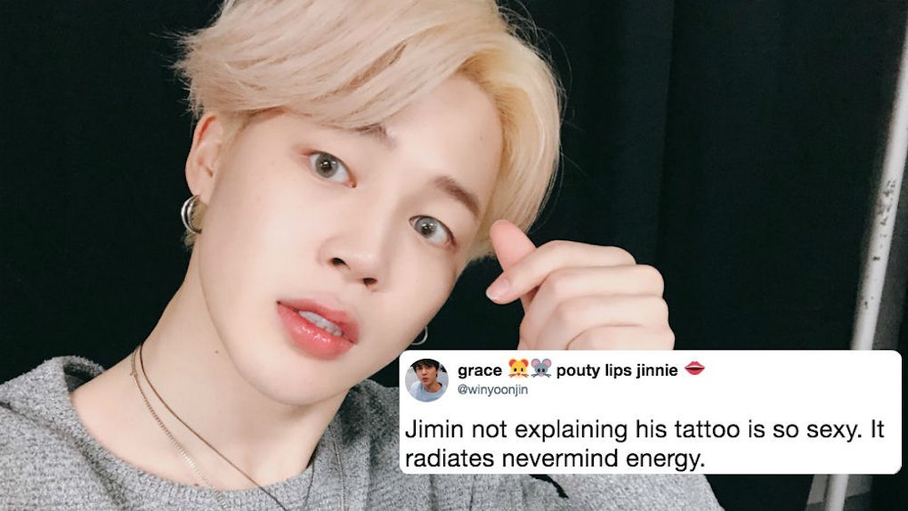 Is Jimin S Nevermind Tattoo Real The Bts Star S Ink Has Army