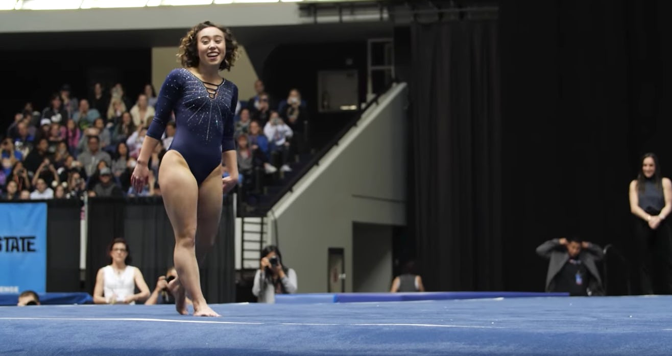 This Video Of Katelyn Ohashi S Gymnastics Floor Routine Will Give