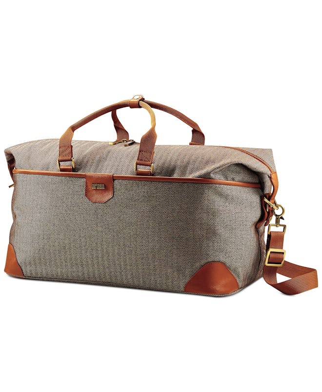 Herringbone Luxe Weekend Duffel