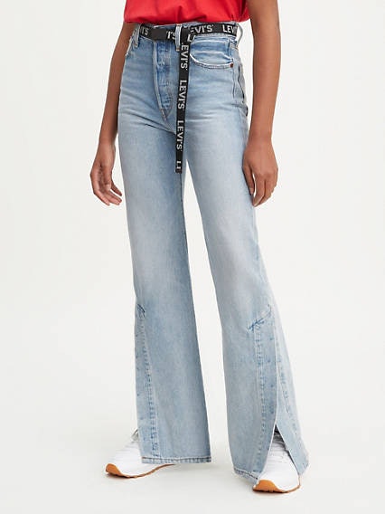 levi's ribcage selvedge jeans