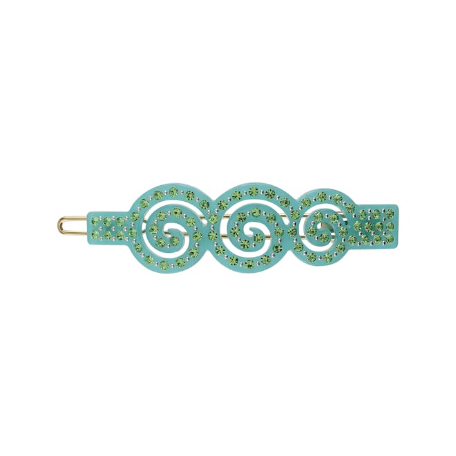 No. 9 Turquoise with Light Green Stones