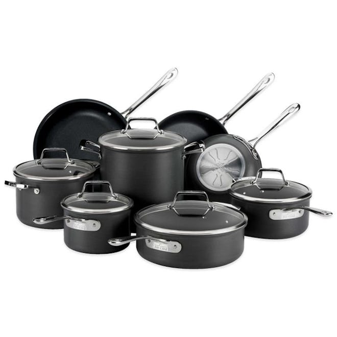 All-Clad B1 Nonstick Hard Anodized 13-Piece Cookware Set