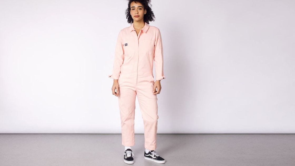 Wildfang's Pink Workwear Coveralls Are The Perfect Dupe For Glossier's ...