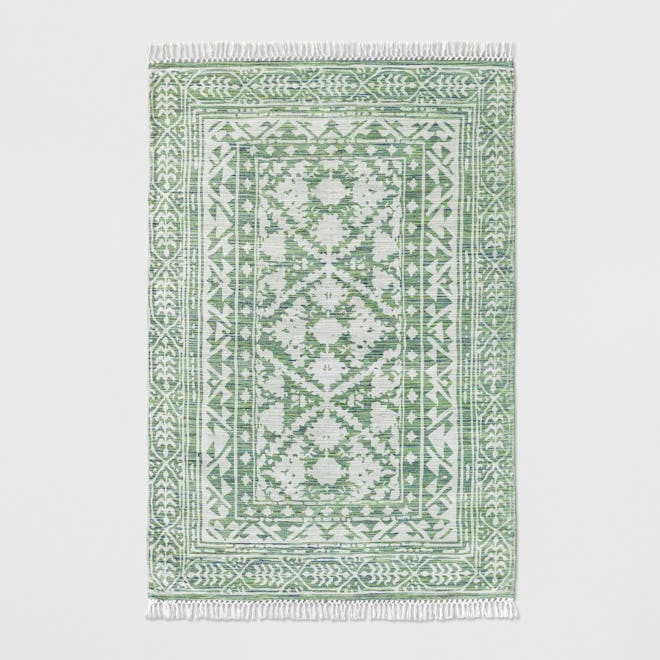 Threshold™- Green Patterned Woven Area Rug 