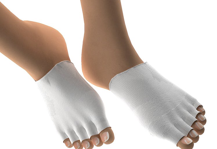 Zipwaze Toe Separator Socks