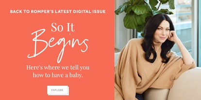 Laura Prepon and "So It Begins" Romper digital issue text