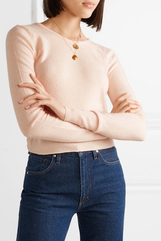 Open-Back Cashmere Sweater