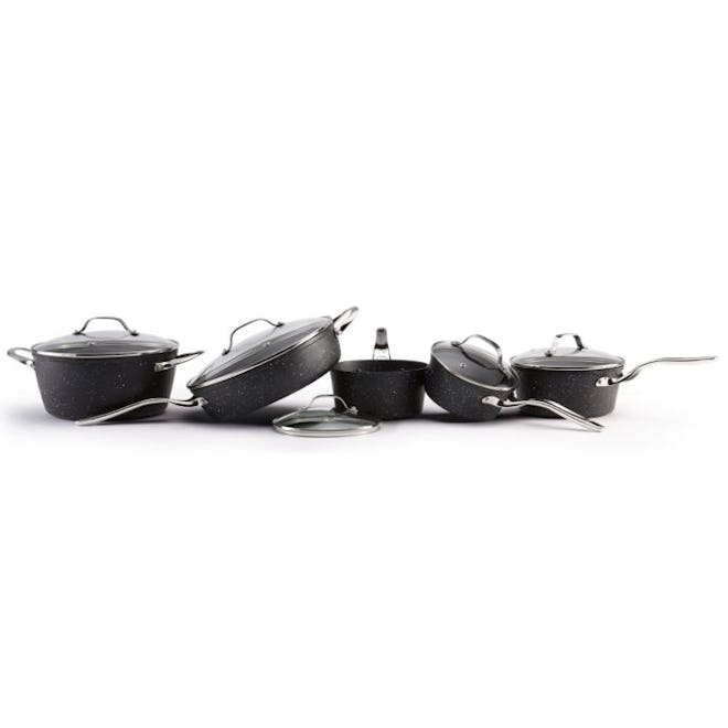 The ROCK by Starfrit 10-Piece Nonstick Cookware Set