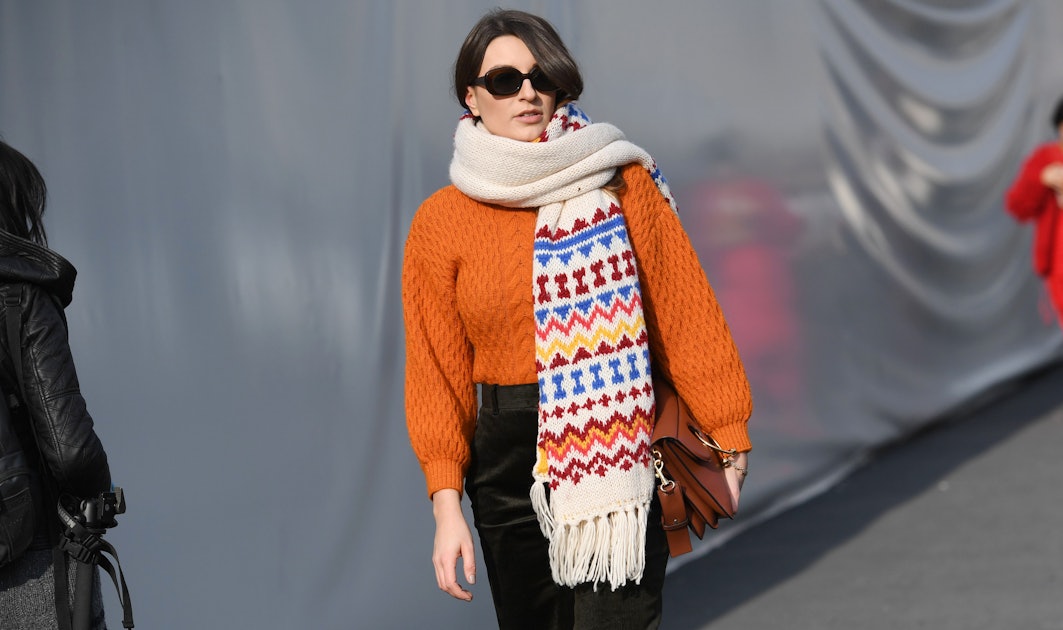 How to Wear a Scarf Like a Street-Style Star
