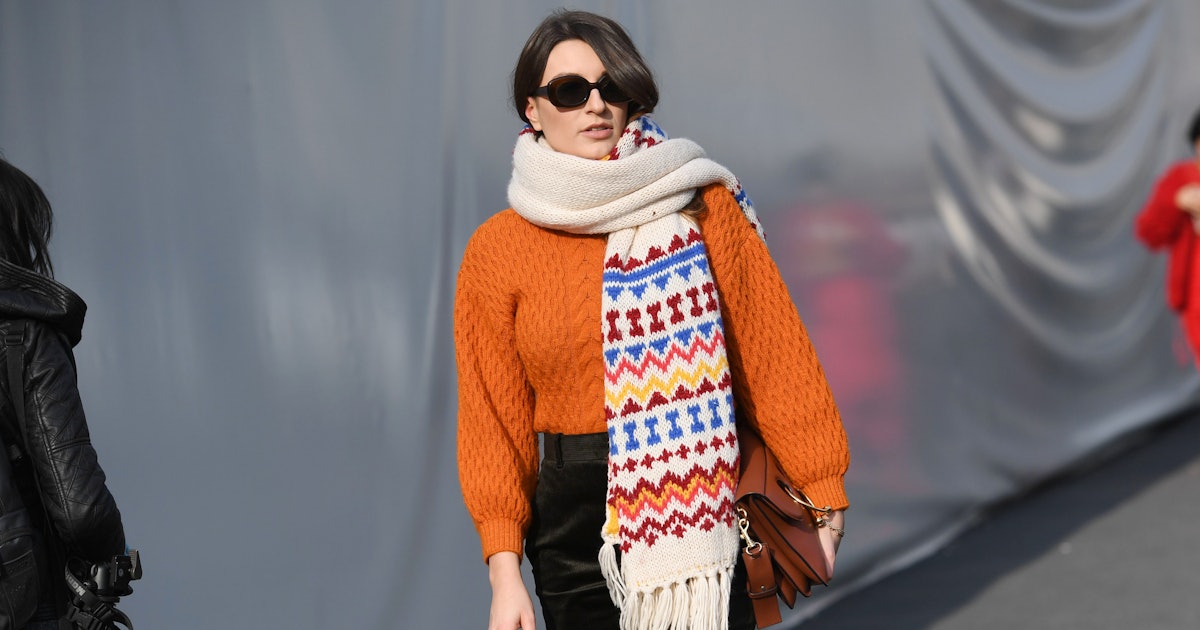 How To Wear A Winter Scarf Like A Street Style Star