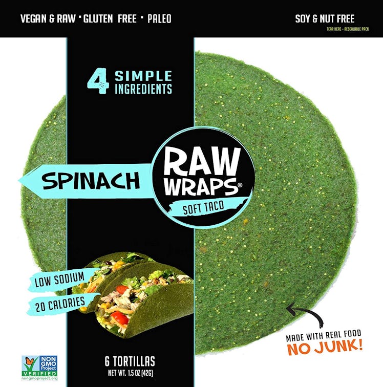 Raw Wraps All-Natural Soft Taco Wraps