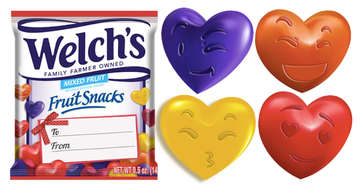 Welch's Valentine's Day Fruit Snacks Have The Cutest Emoji ...