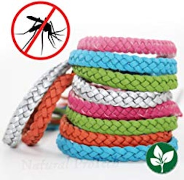 Mosquito Repellent Leather Braided Bracelet