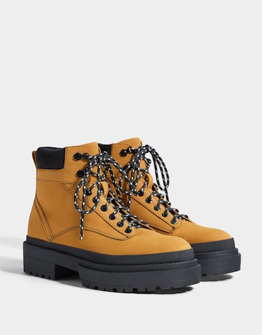 Mountain platform ankle boots