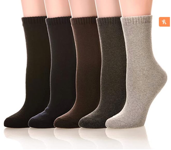 SDBING Women's Dress Socks (5 Pairs)