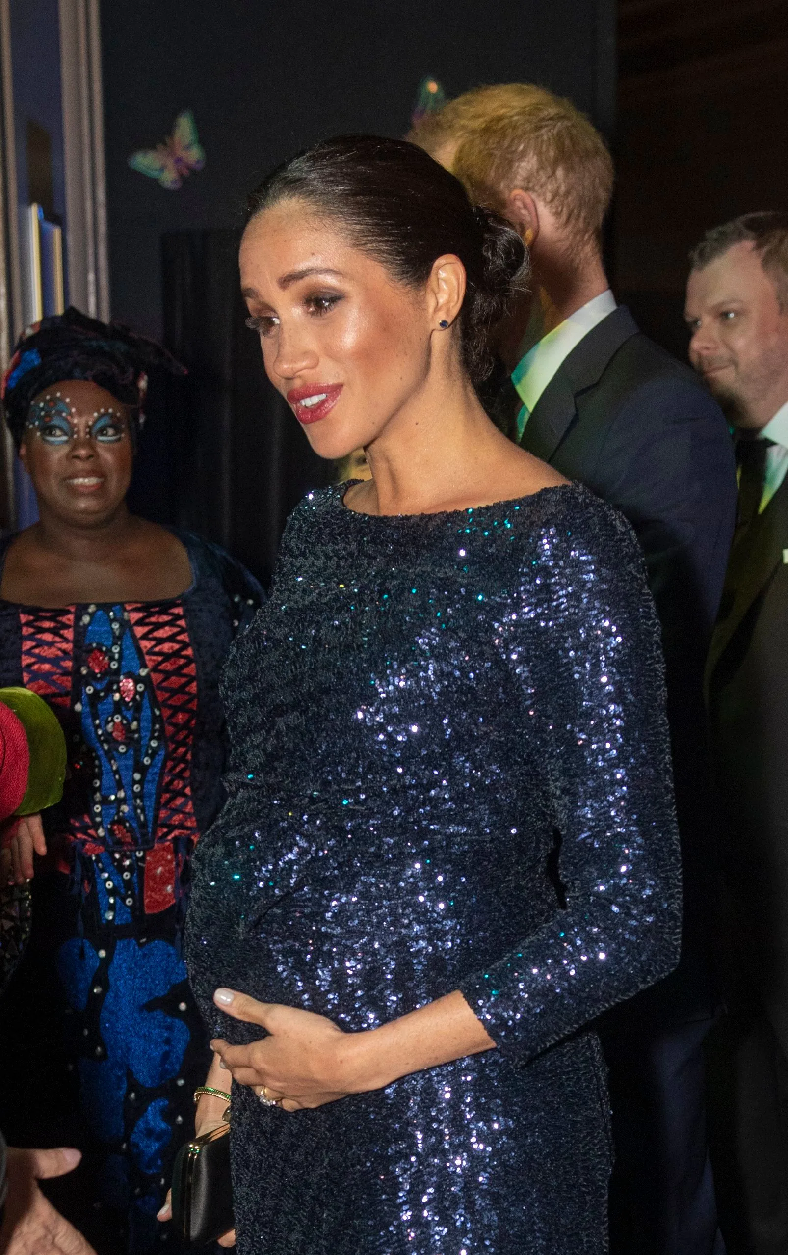 meghan markle glitter dress Meghan Markle's Sequin Dress At Cirque Du Soleil Puts Little Black Dresses  Everywhere To Shame