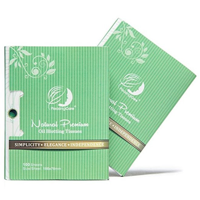 Pleasing Care Natural Green Tea Oil Absorbing Tissues