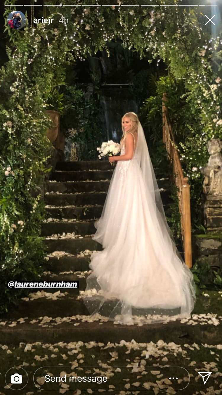lauren burnham wedding dress