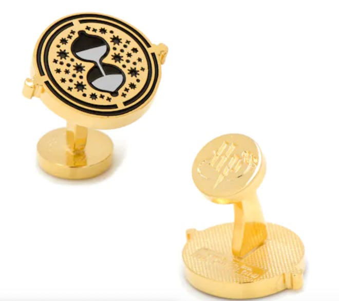 Harry Potter Time Turner Gold-Tone Cuff Links