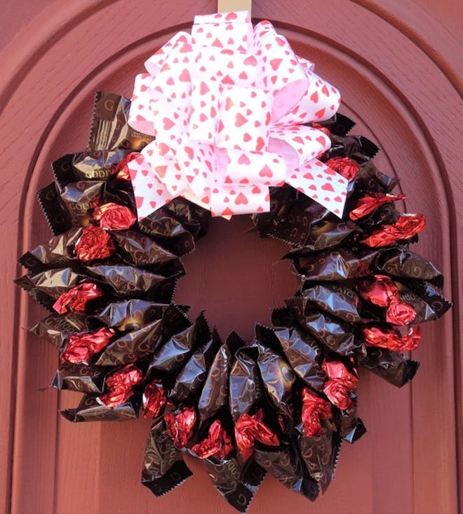 Dark Chocolate Lover Valentine's Day Wreath