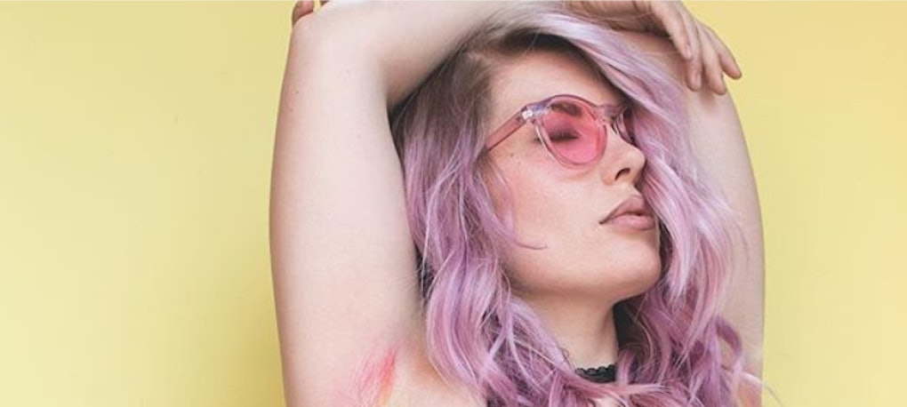 The Unicorn Armpit Hair Trend Is On The Rise Rainbow Pits Are Here To Stay For 2019
