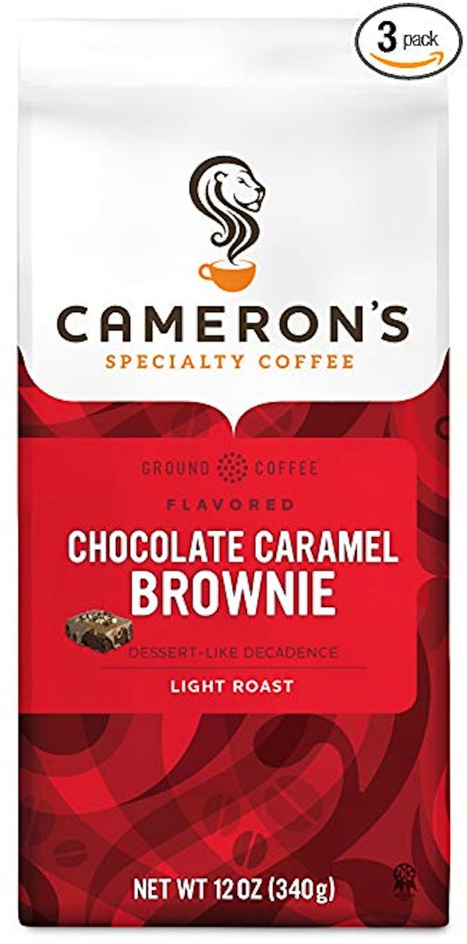 Cameron's Coffee Roasted Ground Coffee Bag, Flavored, Chocolate Caramel Brownie
