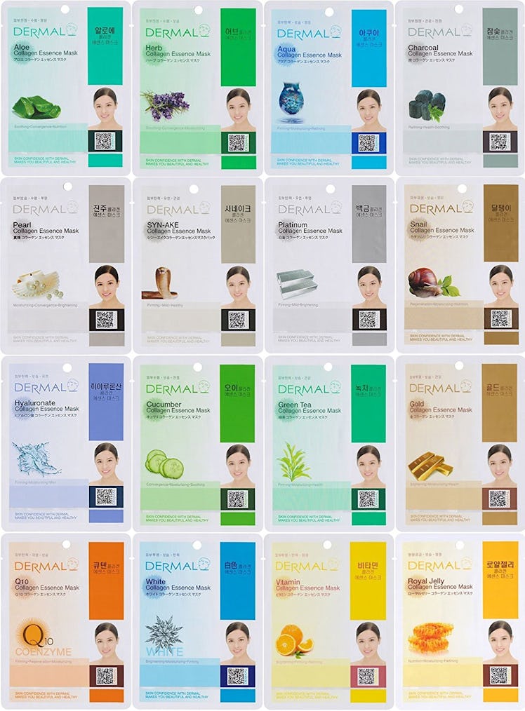 Dermal Korea Collagen Essence Mask Set (16 Pack)