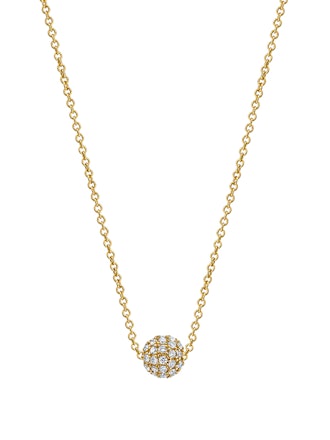 Diamond Sphere Necklace