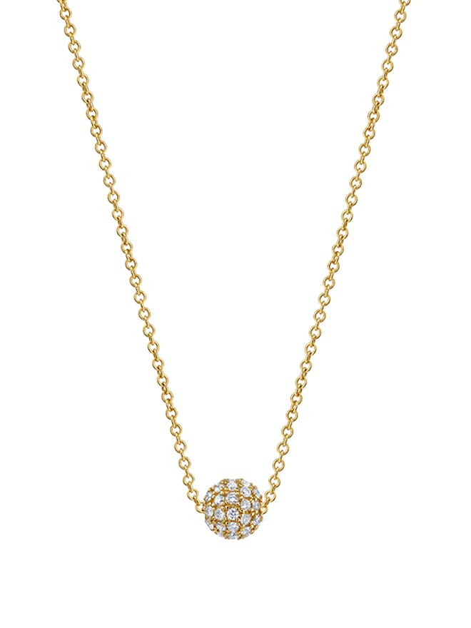 Diamond Sphere Necklace