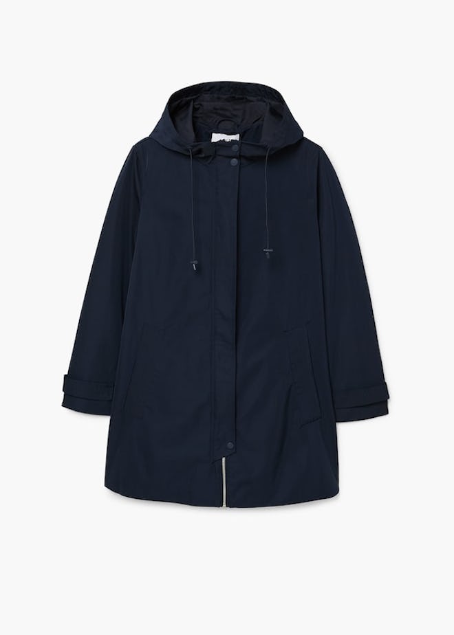 Mango Hooded Water-Repellent Parka