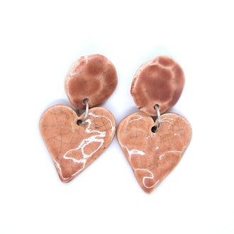 Coeur Rose Earrings