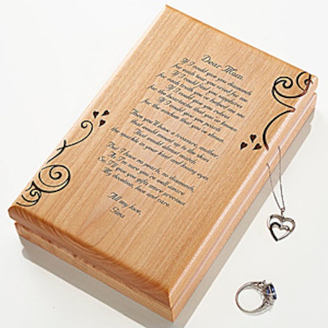 "A Poem For Her" Personalized Jewelry Box