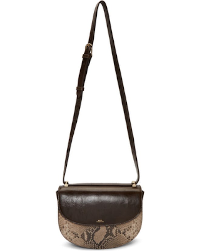 Brown Python Geneve Bag