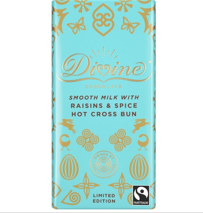 Divine Limited Edition Hot Cross Bun Chocolate Bar