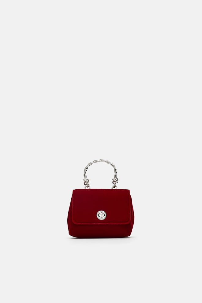 Mini Velvet Crossbody Bag