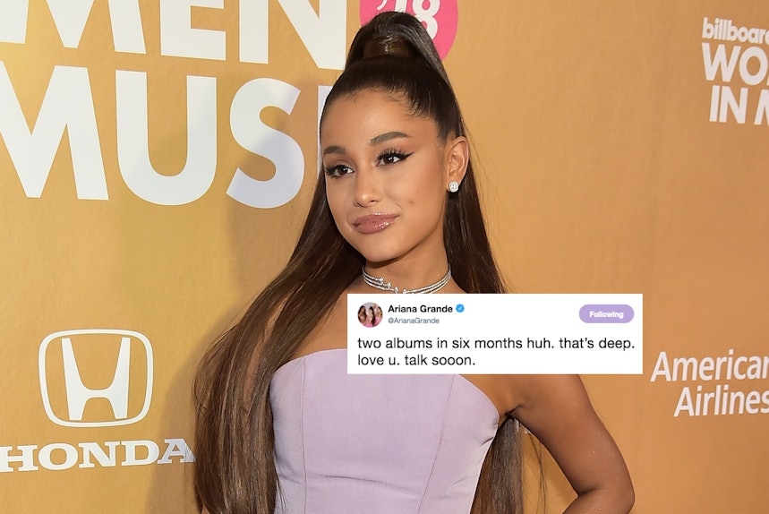 When Does Ariana Grande's 'Thank U, Next' Album Come Out? She Hinted At ...
