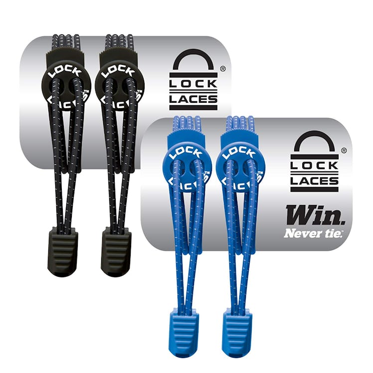 Lock Laces No-Tie Shoelaces (2 Pack)