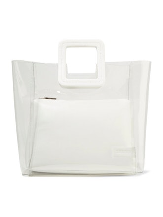 Shirley PVC And Leather Tote